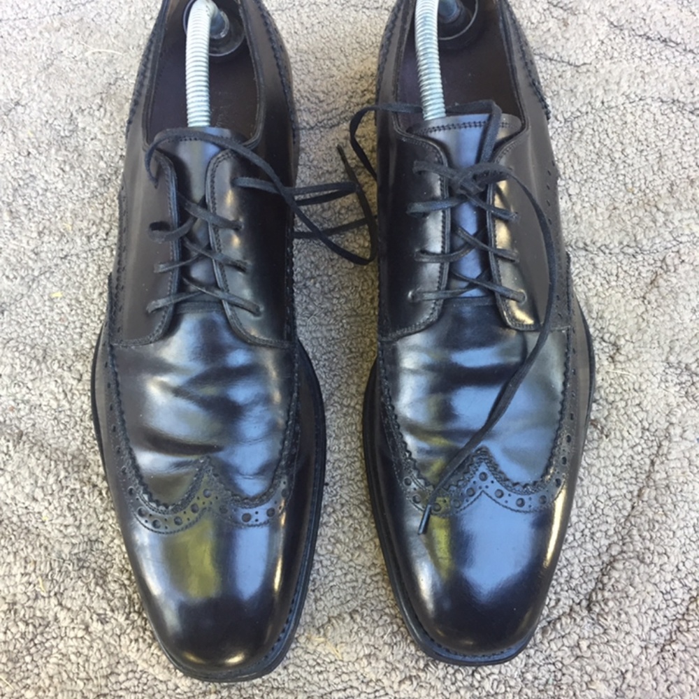 Salvatore ferragamo tramezza men black shoes